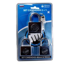 Set de 3 Canadaos de Acero Inoxidable 40 y 50mm