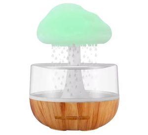 Humidificador Nube Lluvia Dormitorio Relajante Luz Agua Jer
