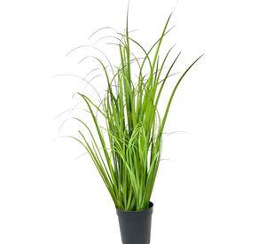 Pasto Crespo 91cm Artificial | Estilo Natural para Interiores y Vitrinas