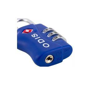 Candado odis viajero combinación color azul