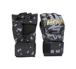 Guantes MMA Sin Dedos Four Negros Adulto Cuero Sintético