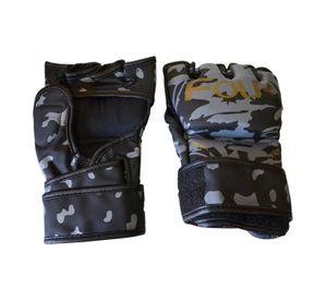 Guantes MMA Sin Dedos Four Negros Adulto Cuero Sintético