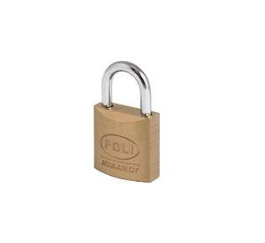 Candado Alta Seguridad Poli Bronce P/120 20mm INT/EXT