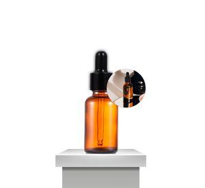 Set 24 Frascos Goteros mbar Aceite Esencial Goma Negra 15ml