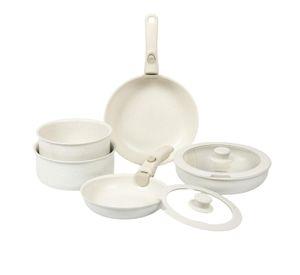Batería de Cocina Antiadherente Granito 11 piezas Infini