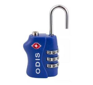 Candado odis viajero combinación color azul
