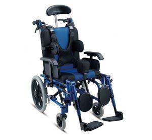 Silla de Ruedas Reclinable Niño Azul Pro