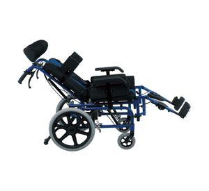 Silla de Ruedas Reclinable Niño Azul Pro