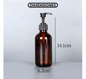 12 Frascos De Vidrio mbar Bomba De Locion Esencial 120 Ml