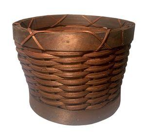 Set de 2 maceteros de mimbre