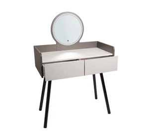 TOCADOR MAQUILLAJE MADERA + ESPEJO LUZ LED ELOISA