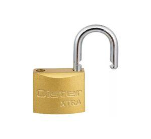 Candado oister xtra 30mm fierro bronceado color amarillo