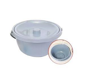 Baño Inodoro W.c Portátil Plegable Silla Ducha Color Blanco