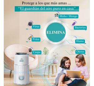 Purificador de Aire Family & Pet Pro - Filtro HEPA H13 4 etapas, Wifi