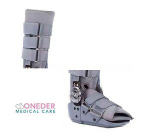 Bota Ortopédica Mecanismo Rom Cam Walker Alta Gris Oneder Talla S
