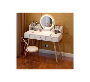 Tocador con 3 cajones y espejo 100cm Chic Home