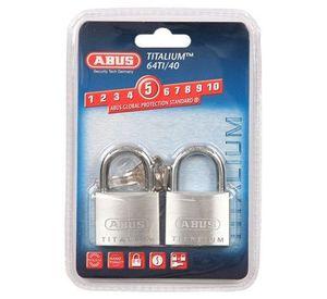 Candado Aluminio Titalium 64TI 40 Twins