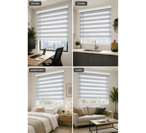 Cortina Roller Duo 105x180 Gris