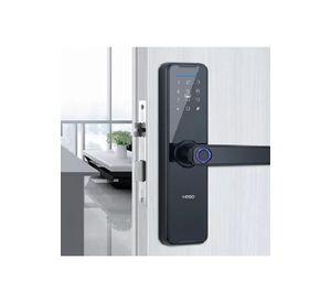 Cerradura Inteligente Digital Eléctrica Tuya App Con Wifi Negra