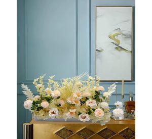 Flores Artificiales Decorativas Arreglo Floral Adorno Jhn