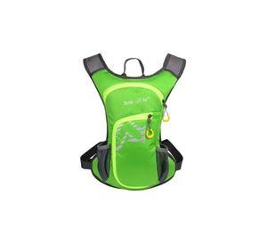 Mochila outdoor trekking + bolsa de agua color verde