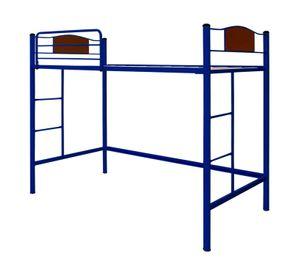 Cama alta child 1,5 plaza azul