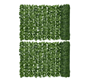 Malla hojas artificiales 2 uds 1x3 m