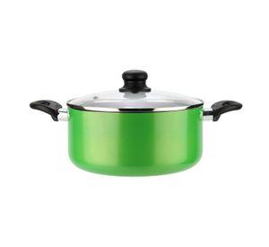Batería Cocina Aluminio 6pzas Verde Gourmet
