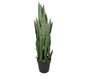 Sanseviera Verde de 90cm Artificial | Estilo Natural para Interiores y Vitrinas