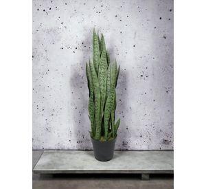 Sanseviera Verde de 90cm Artificial | Estilo Natural para Interiores y Vitrinas