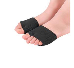 Par Almohadillas Metatarsianas Dedos Pies Negro Talla L