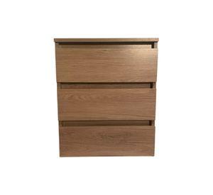 VELADOR DORMITORIO CALVARI 3 CAJONES MADERA
