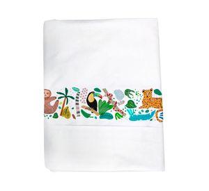 Juego de sábanas transición 200H Jungla blanco