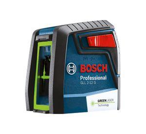 Nivel Láser verdes  alcance 12m con soporte Bosch GLL 2-12 G