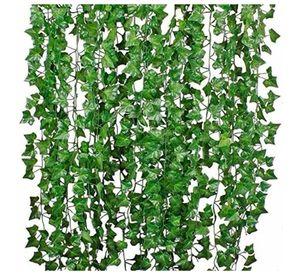 Planta Artificial Enrredadera 12 Tiras 210cm Decoración