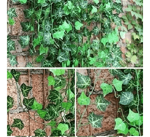 Pack de 60 Tiras Planta Artificial Enredadera 21m Decoración