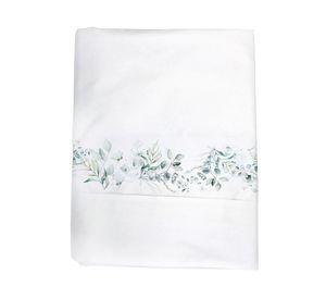 Juego de sábanas cuna 200 hilos Vert blanco
