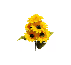 Pack de 10 Ramos de Girasol Artificial Decorativo