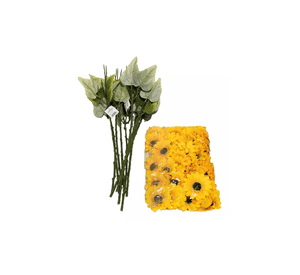 Pack de 10 Ramos de Girasol Artificial Decorativo