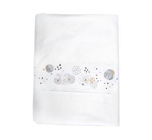 Juego sábanas cuna 200 hilos Luna diseño