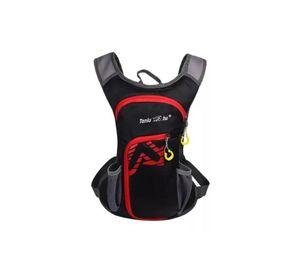 Mochila outdoor trekking + bolsa de agua color negro