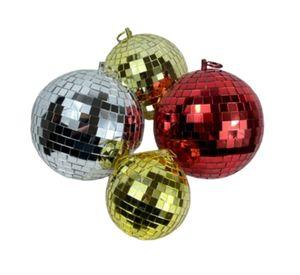 Esfera Decorativa Espejos Roja 20cm Reflejo Cristal Premium Fiesta Hogar
