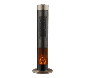 Estufa Torre Nex 2000w Efecto Chimenea Exterior E Interior