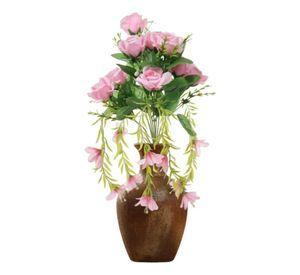 Set 2 Ramo Artificial Rosas Diseño Caída Ornamental Jhn