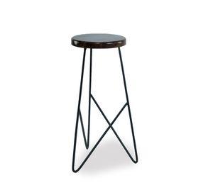 Taburete Madera de Mango y Metal