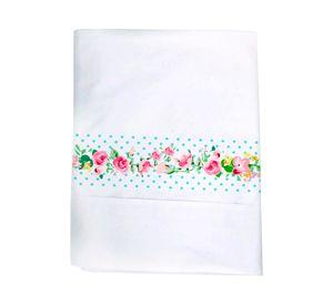 Juego sábanas cuna 200 hilos Letra vintage H diseño