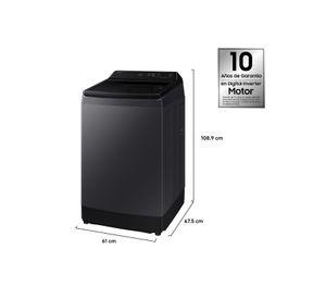 Lavadora carga superior 15Kg Eco Bubble™ Grafito 2026