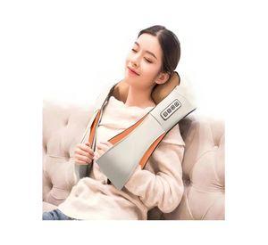 MASAJEADOR ELE CTRICO LUMBAR Y CERVICAL CON CALOR E INTENSIDAD AJUSTABLE