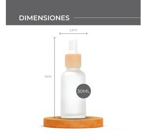 Set 12 Frascos Esmerilado Blanco Aceite Esencial Goma 30ml