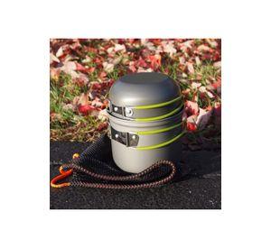 Set 5 Piezas Ollas Cubierto Pegables Ultraligero Camping